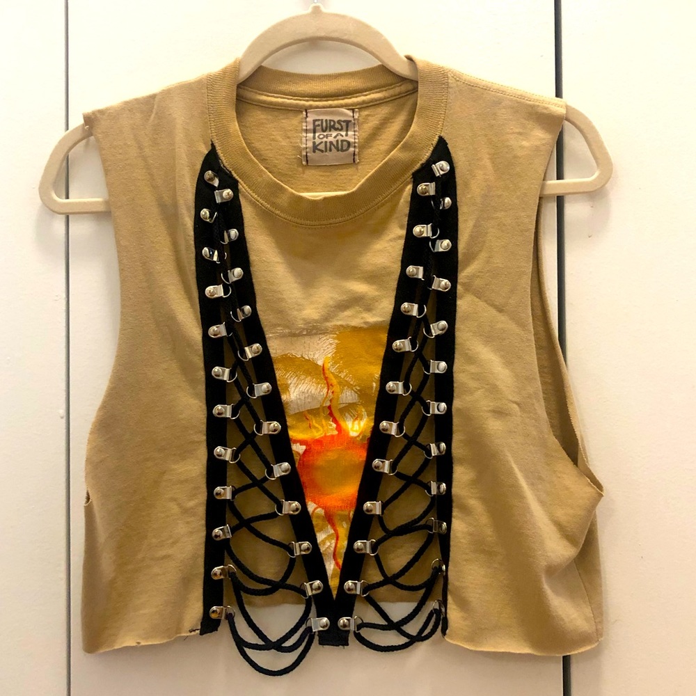 Furst of a Kind Vintage Bungee Lace-up Tee